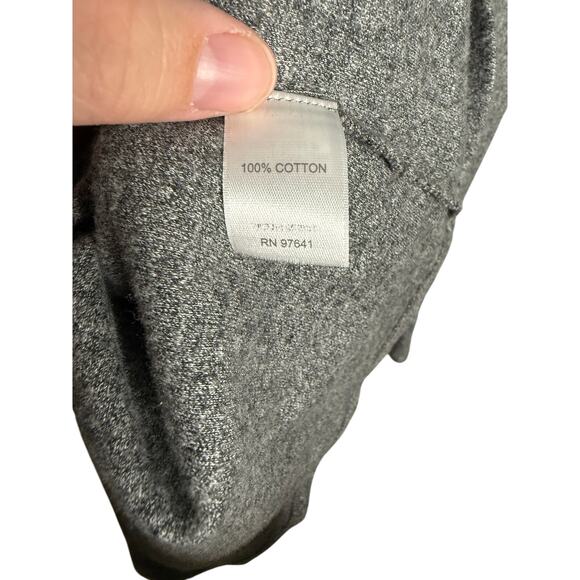 Pure Jill grey long sleeve front pocket tunic top - Picture 3 of 6